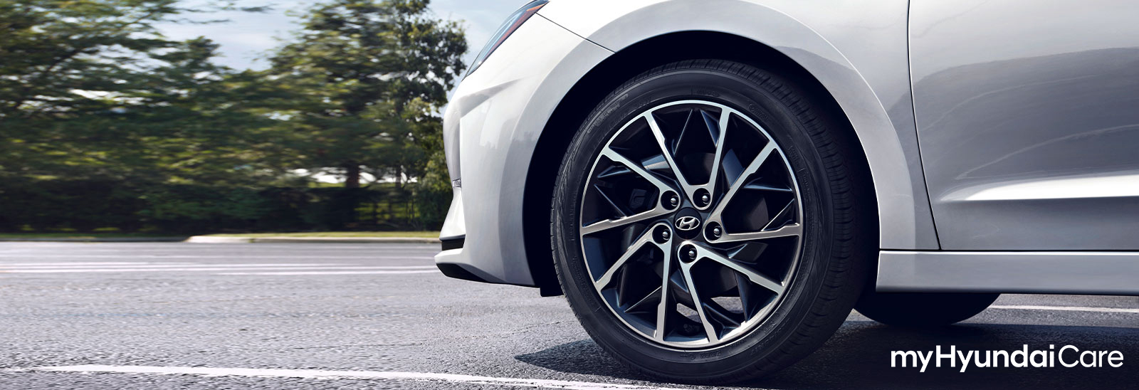 Frente de auto Hyundai color blanco